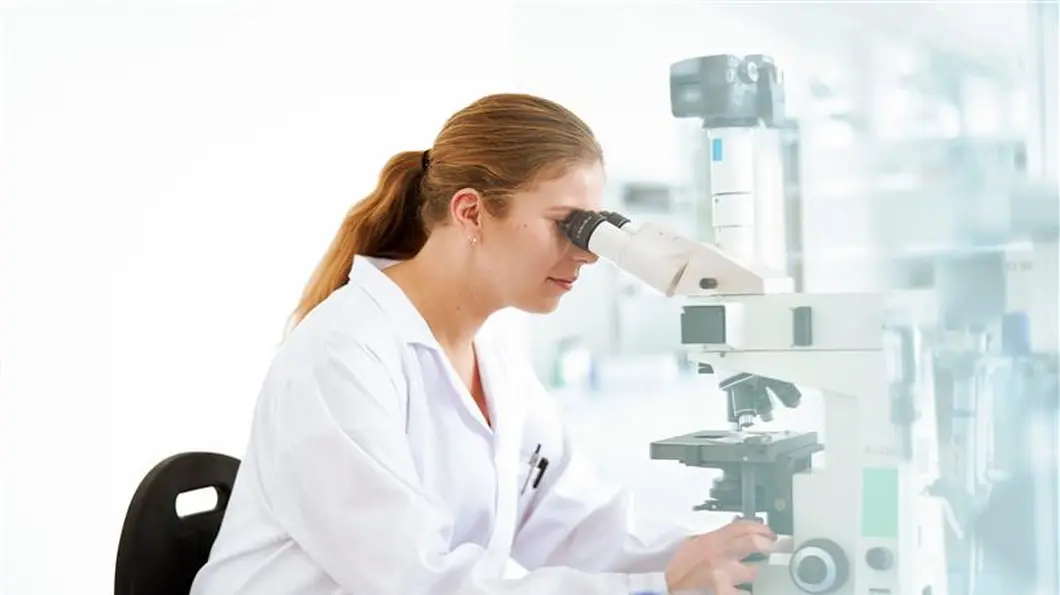 Woman in laboratory
