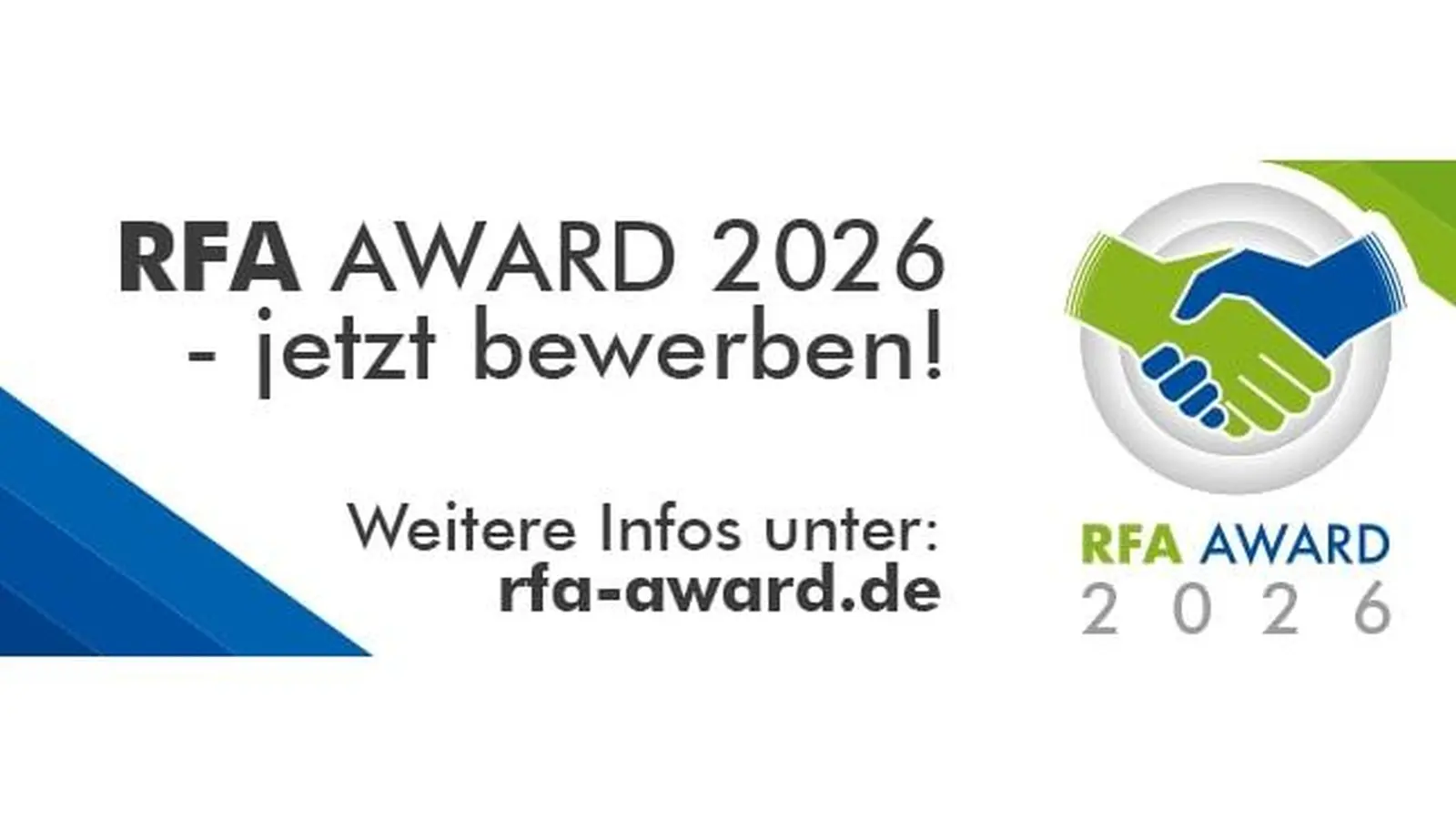 medac: Platinsponsor und Mitbegründer des RFA Award